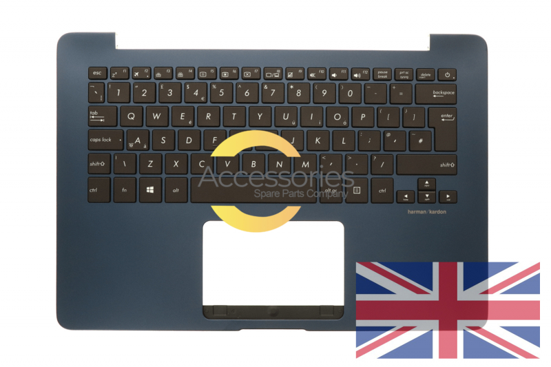 Blue backlit keyboard QWERTY English ZenBook Asus