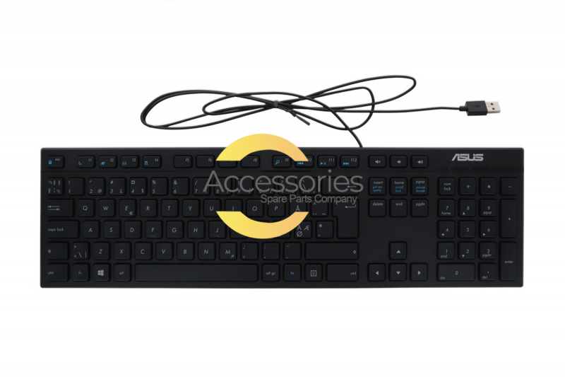 Asus Norwegian Wired Black Keyboard (OEM)