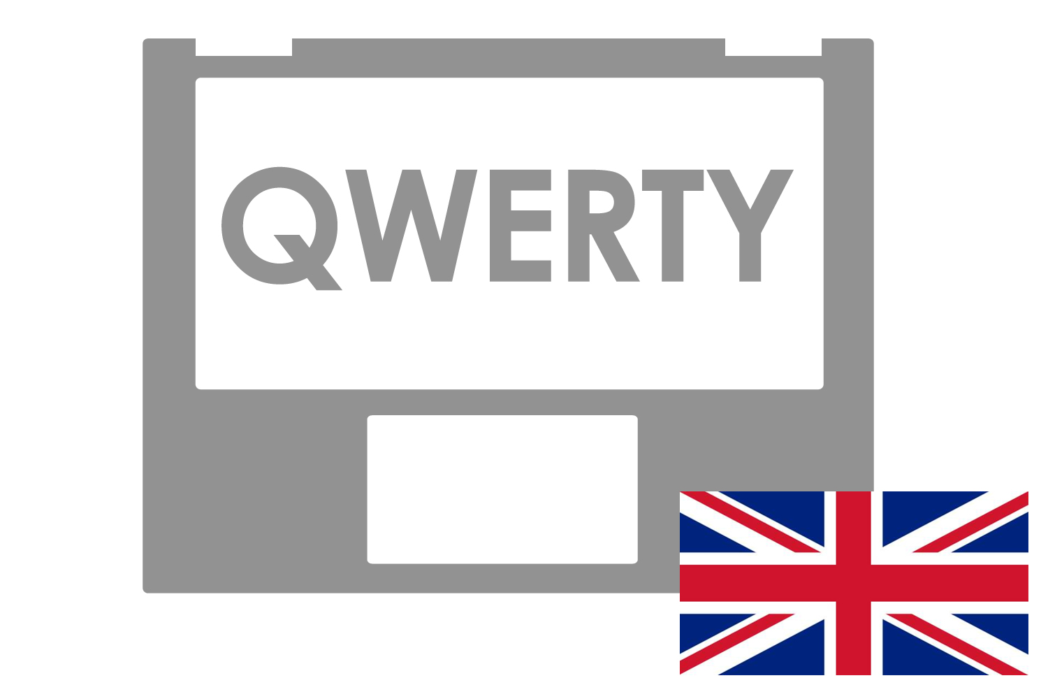 Asus Backlit silver United Kingdom QWERTY keyboard