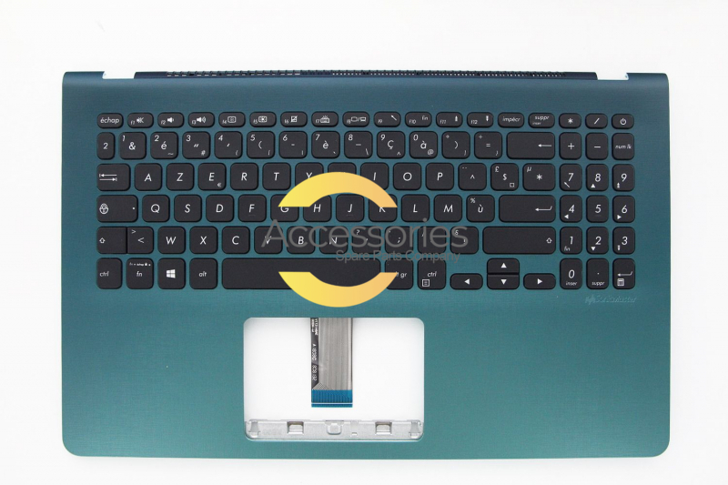 Asus VivoBook Green backlit French keyboard