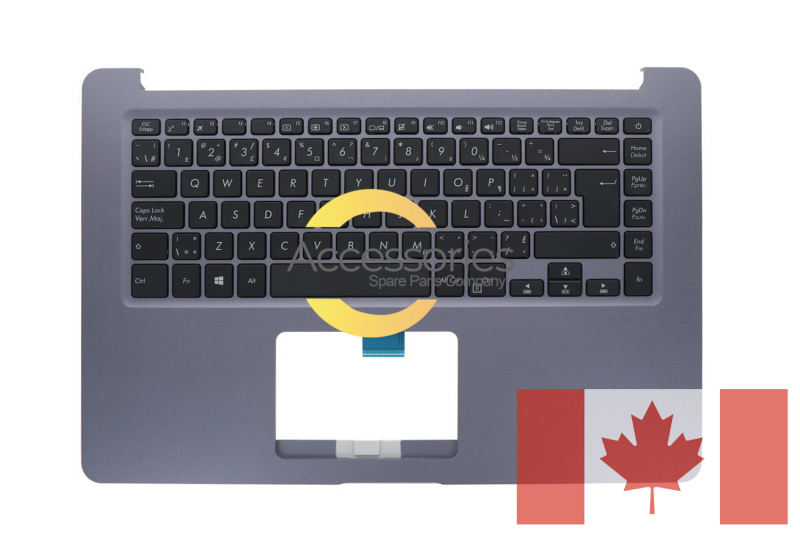 Teclado gris canadiense VivoBook Asus