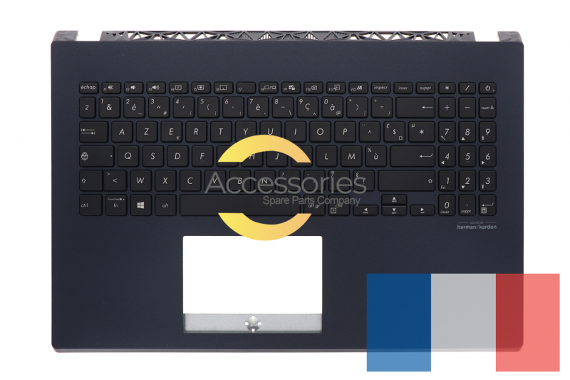 Asus blue French AZERTY keyboard