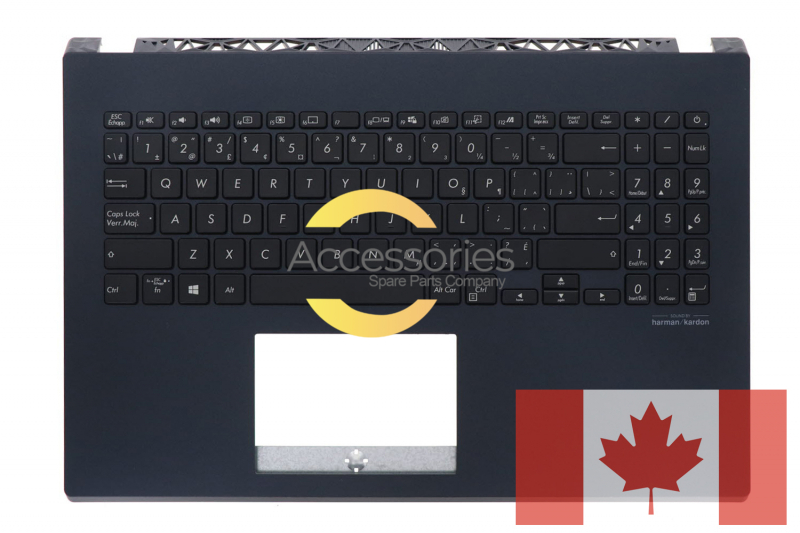 Asus blue Canadian keyboard