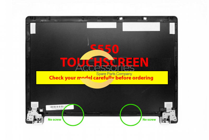 Asus tactil LCD Cover 15-inch Black