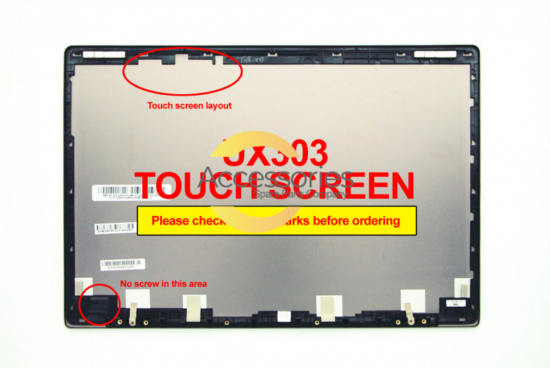 Asus grey tactil LCD cover