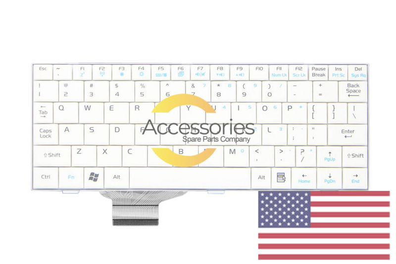 Asus White US keyboard