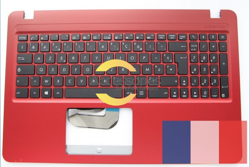 Asus Red AZERTY keyboard