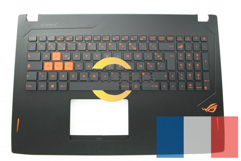 AZERTY Black backlight keyboard ROG STRIX