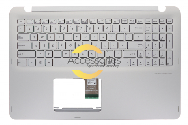 Asus Grey American QWERTY Backlight keyboard