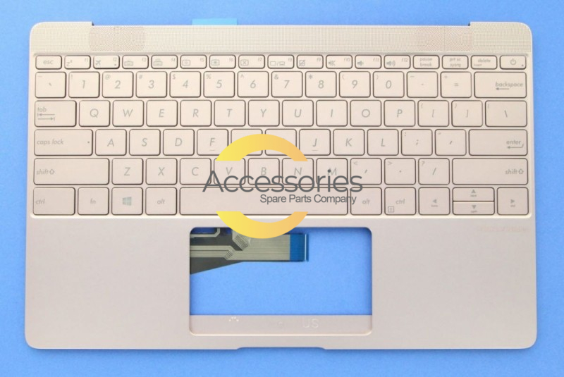 Asus Rose gold US QWERTY keyboard