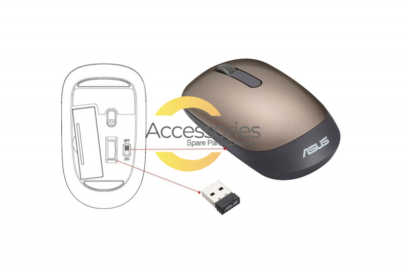 Asus Metal gold WT205 mouse