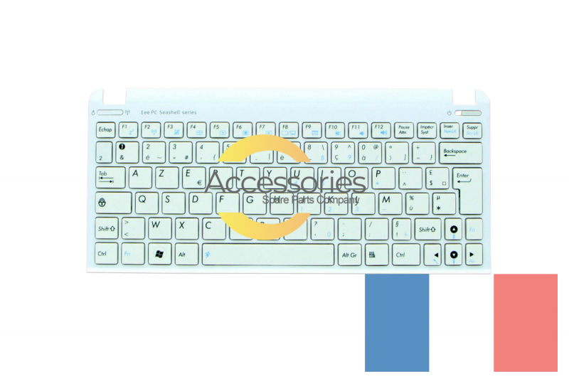 Asus White Eee PC AZERTY keyboard