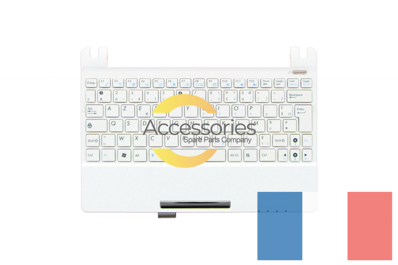 Asus White Netbook Eee PC AZERTY keyboard