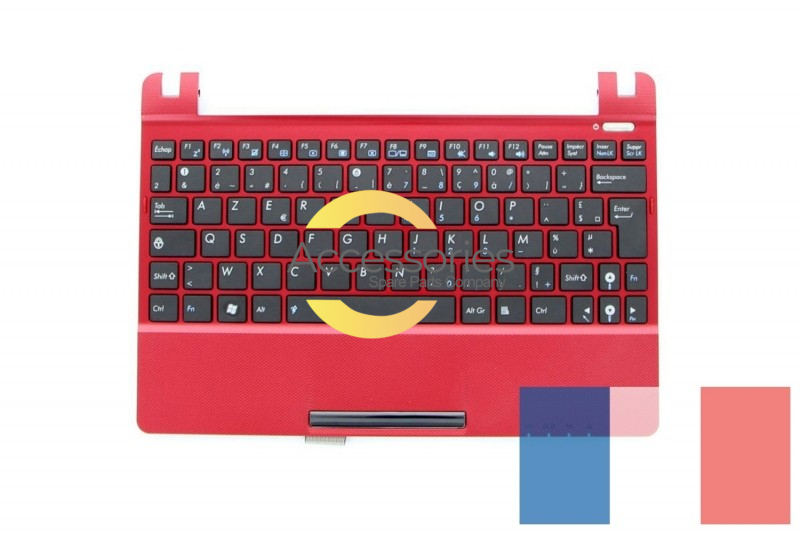Asus Red Netbook Eee PC AZERTY keyboard
