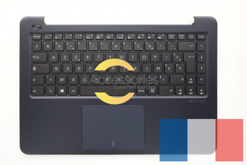 Asus dark blue French Blue keyboard