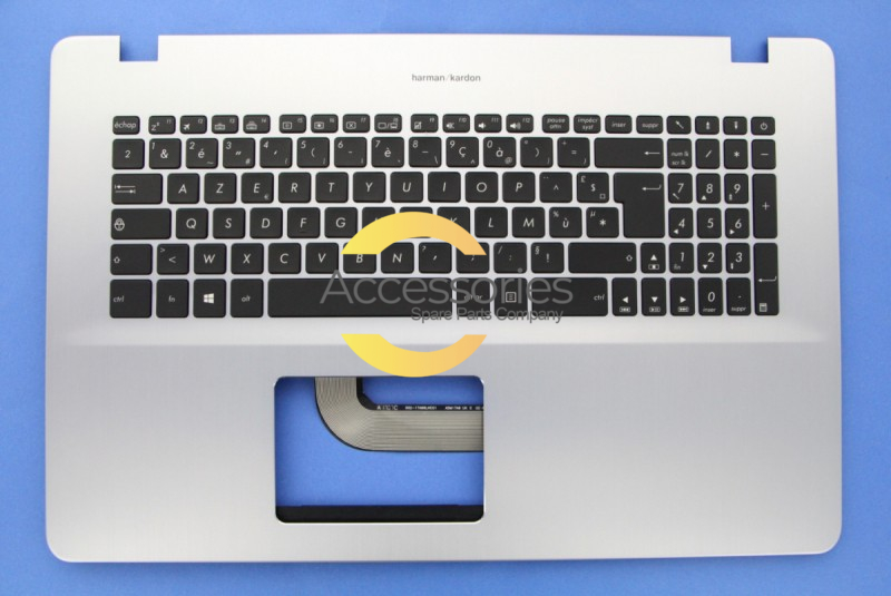 Asus VivoBook Backlit silver French Keyboard