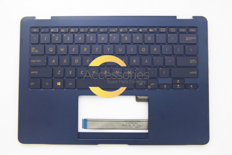Clavier bleu QWERTY américain ZenBook Flip Asus