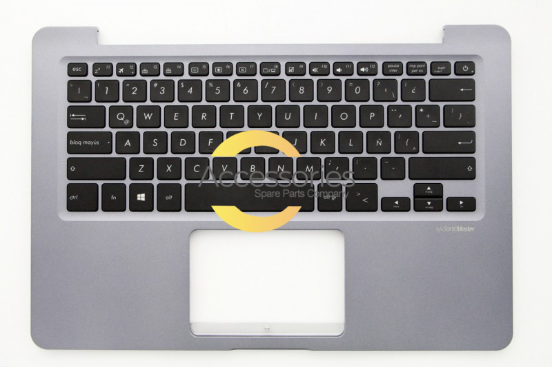 Asus Backlit grey Latin keyboard