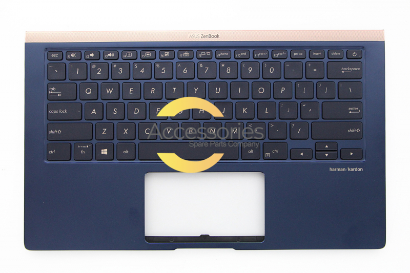 Asus Blue QWERTY American QWERTY backlit keyboard