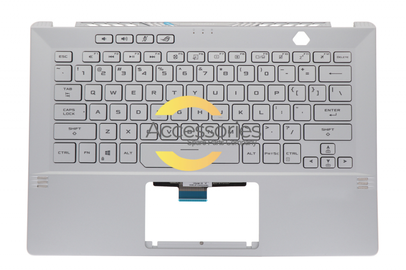 Asus Silver backlit keyboard