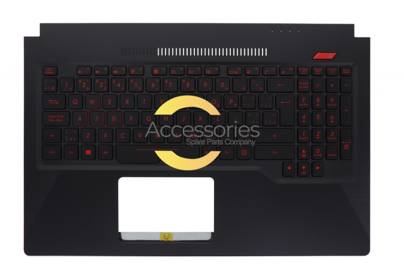 Black backlit Canadian keyboard Asus
