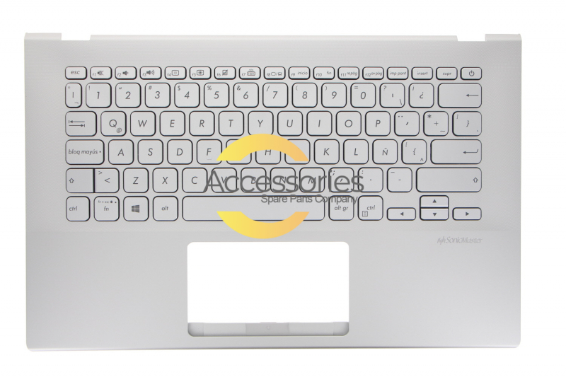 Asus Silver backlit Latin American Keyboard