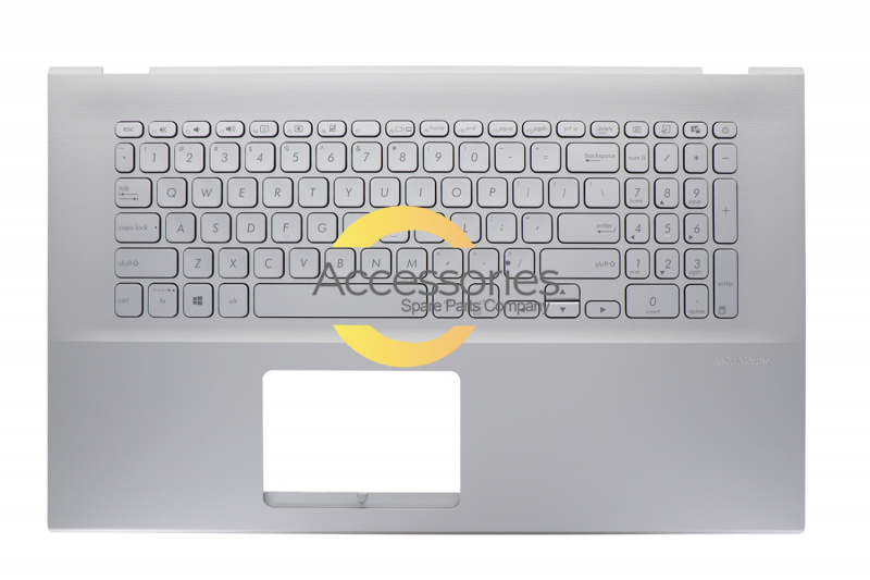 Asus Silver American QWERTY keyboard