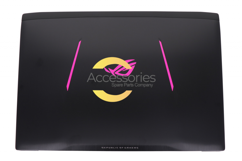 Asus Black and Pink LCD Cover 15 inches
