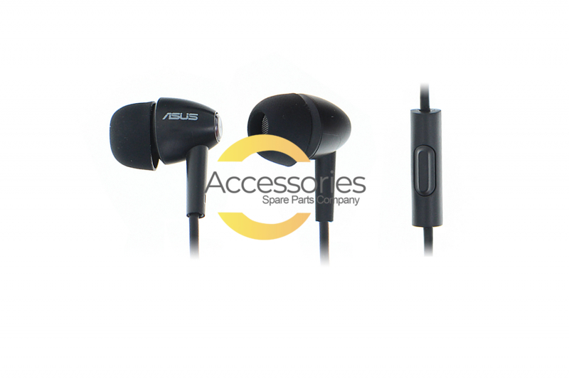 Black earphones ROG Phone and Zenfone 5 Z