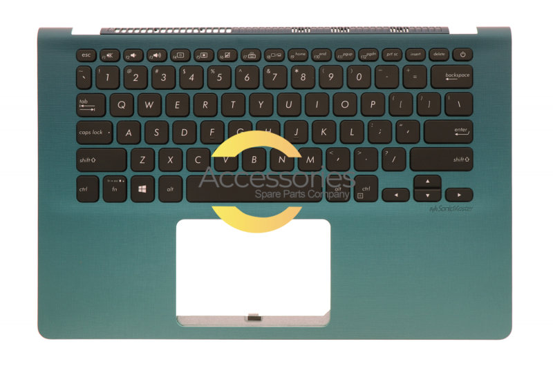 Asus US QWERTY green backlit keyboard