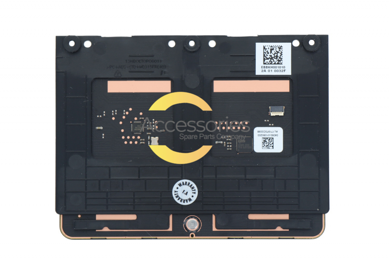 Asus Black touchpad module with fingerprint reader