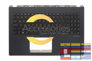 Asus black backlit Latin American black backlit keyboard