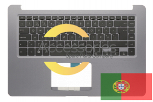 Asus Grey Portuguese keyboard