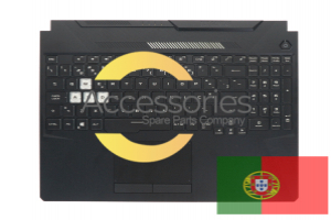 Asus Black backlit Portuguese QWERTY keyboard