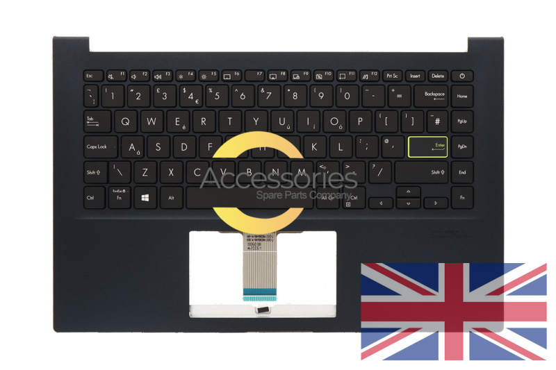 Asus Blue QWERTY keyboard United Kingdom