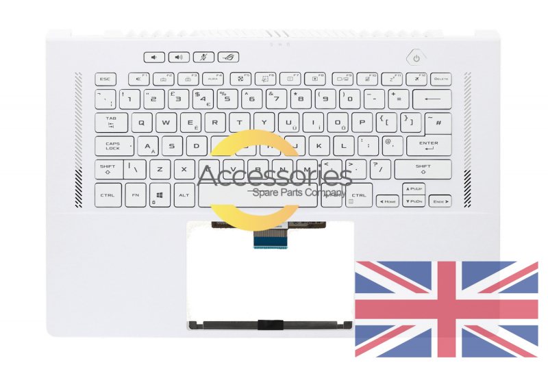 Asus English Keyboard White Backlit 