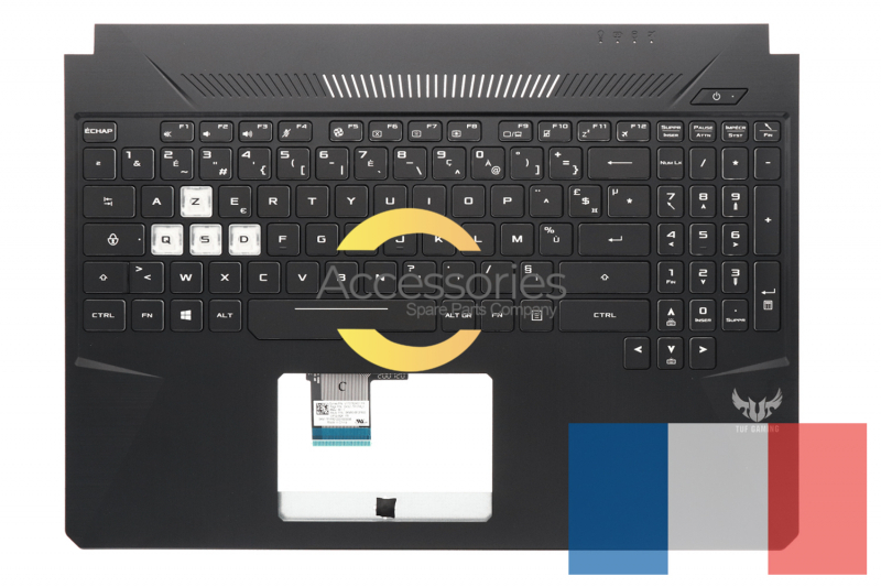 Asus French Black Backlit Keyboard