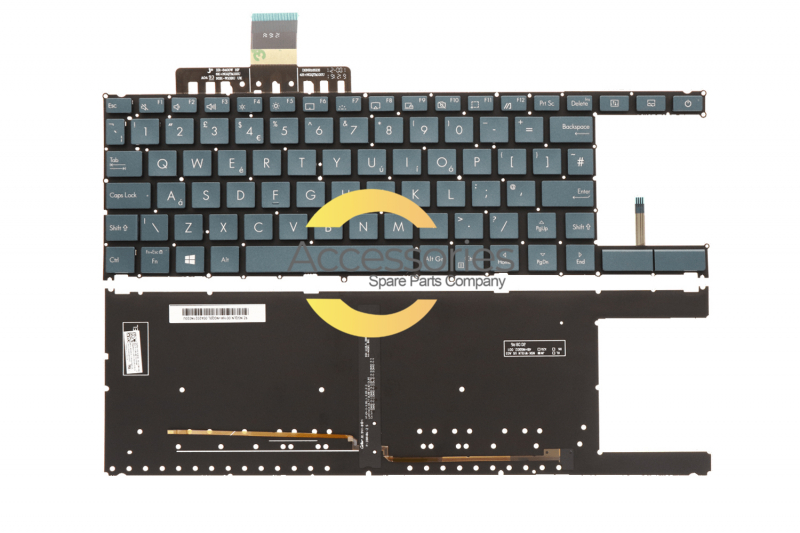 Blue backlit keyboard English Pro Duo Asus
