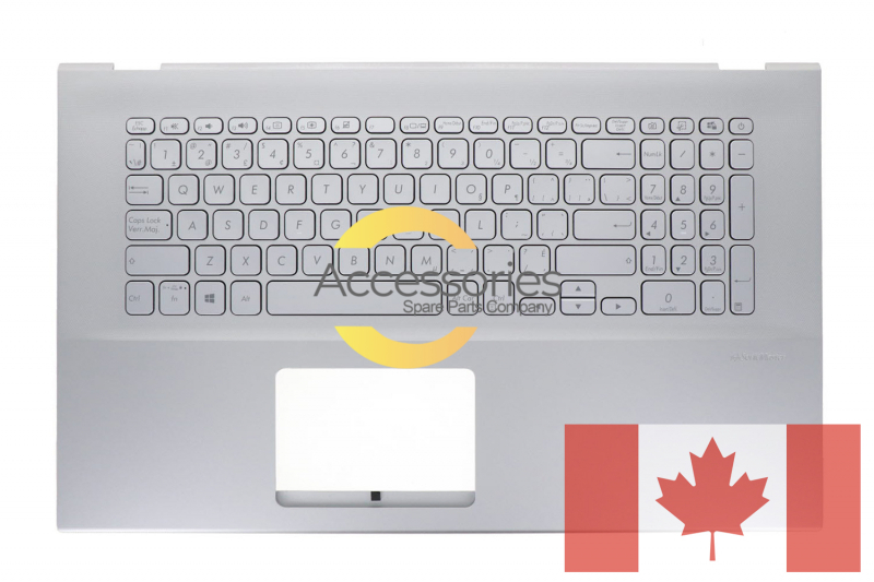 Asus Canadian silver keyboard