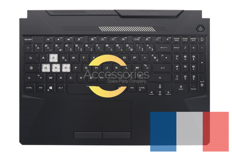 Asus French Black backlit keyboard