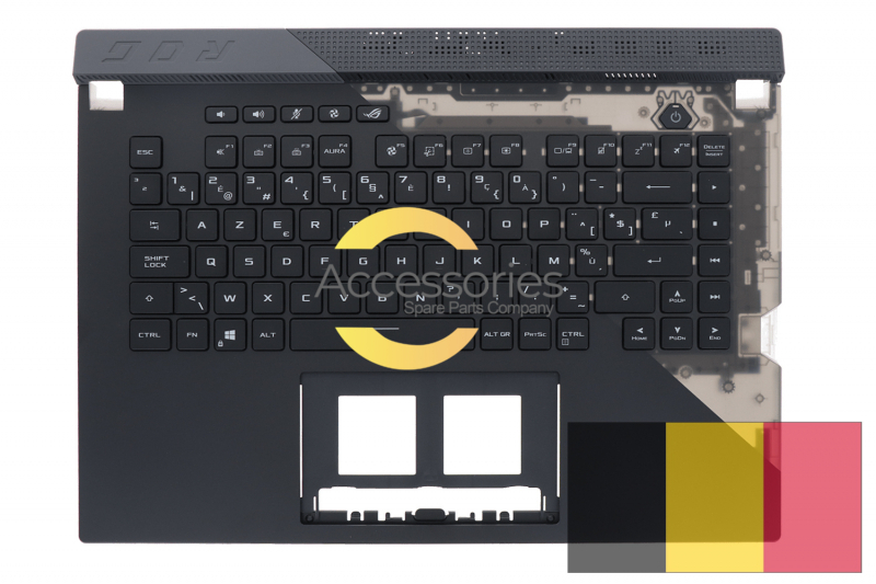 Asus ROG Black Backlit Belgian QWERTY Keyboard