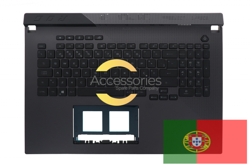 Asus Backlit Gray Portuguese keyboard