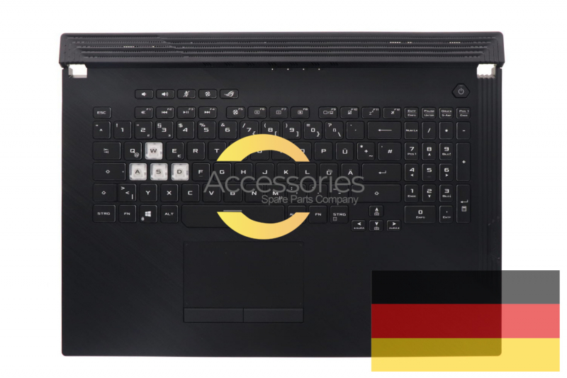 Asus ROG Strix G Black backlit German keyboard