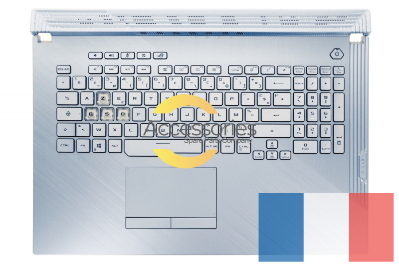 Asus French AZERTY Blue backlit keyboard