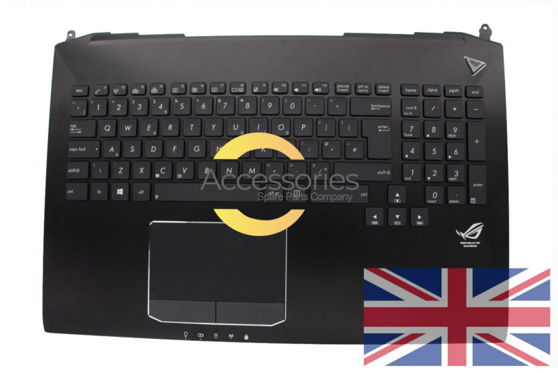 UK black backlight keyboard Asus