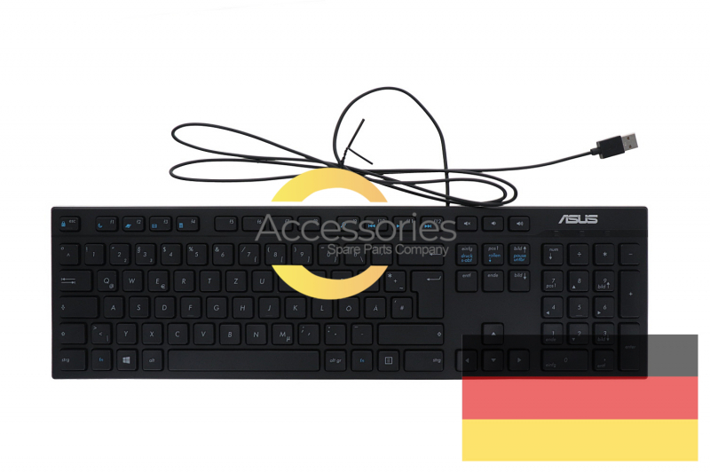 Asus German Wired Black Keyboard (OEM)