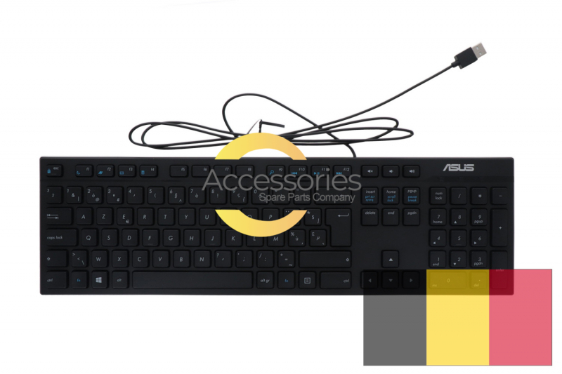 Asus Belgian Wired Black Keyboard (OEM)