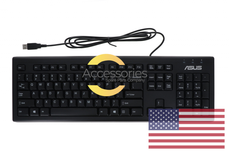 Asus American Wired Black Keyboard (OEM)