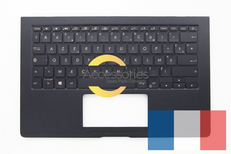 Asus ZenBook French Blue backlit keyboard