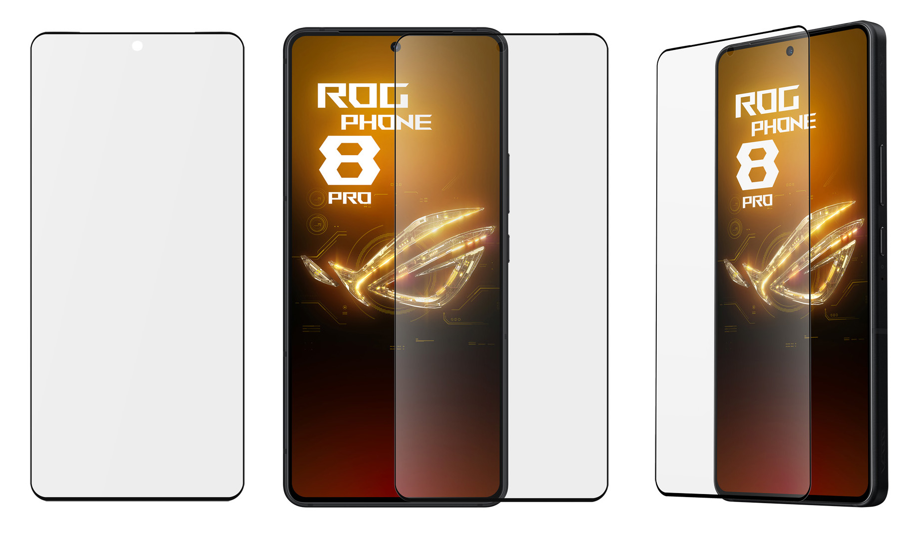 full coverage in 2.5D for the ROG Phone 8 Antibacterial Protective Film